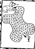 coloriage clifford et le labyrinthe